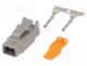 S-DTM06-2S - Connector  wire-wire, plug, female, DTM, PIN  2, IP68, for cable