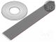 Wire  ribbon, 1.27mm, stranded, Cu, unshielded, PVC, grey, 30.5m
