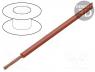FLRY-A1.00-RD/1 - Wire, FLRY-A, 1x1mm2, stranded, Cu, PVC, red, 60V, Class  5, 1.92.1mm