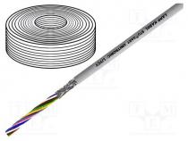LIYCY-7X0.14 - Wire, LiYCY, UNITRONIC LiYCY, 7x0.14mm2, PVC, grey, 350V, 100m