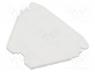 D-PTRV4WH - End piece, PTRV, white, polyamide