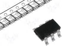 Integrated circuit dual Schmitt-trigger buffer SO70-6