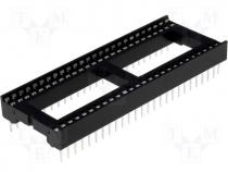 Sockets IC - Socket for DIL ICs 52pin dense 15,24mm RM1,778mm