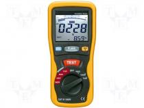 Digital insulance tester 125/250/500/1000V