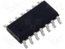 Analog ICs - Integrated circuit 4x oper. amplifier 130MHz SOIC14