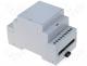 3MH53/5 - Box for DIN rail mounting 53mm 9/9pin