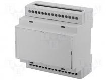 Box for DIN rail mounting 89mm 15/15pin