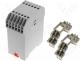 DIN Rail Enclosures - Enclosure for DIN rail, with 24 terminals 45x81,8x99mm