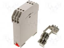 DIN Rail Enclosures - Enclosure for DIN rail,with 12 terminals 22,5x81,8x99mm