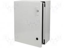 CABP504023 - Wall mounting enclosure Fibox CAB P 515x415x230mm grey