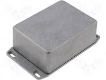 HM-1590WSFL - Enclosure with flanged aluminium 111x82x40mm