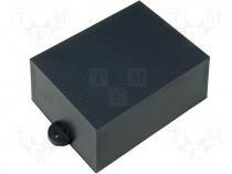 KM-36B - Plastic enclosure 85x64x36mm black