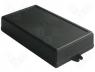 Box with outer holders - Plastic enclosure 35x100x180mm black
