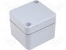 AB050504 - ABS plastic enclosure ABS 52x50x40mm gray cover