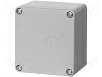 Varius Boxes - ABS plastic enclosure ABS 80x82x55mm gray cover