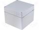 AB121210 - ABS plastic enclosure ABS 120x122x95 gray cover
