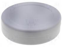 ABS-81 - ABS plastic enclosure w/o fixation, round 70x20