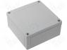 Fibox enclosure MNX ABS 130x130x60mm cover grey