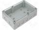 Wall mounting enclosure tran. cover PC IP65 180x125x56