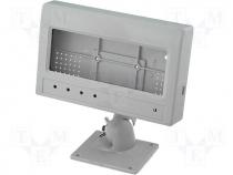   - Enclosure for LED display, panel dimen. ABS 151x94x34