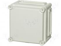 EKHA130G - Enclosure Fibox EK PC 190x190x130mm grey cover