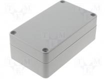 G203 - Polycarbonate enclosure, light grey 115x65x40mm