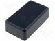 HM-1551HBK - ABS plastic enclosure,17x60x35mm black