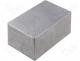 Sealed aluminium enclosure 187x119x82 mm