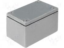 Sealed aluminium enclosure 52,5x38x27mm