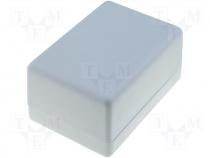 HM-1594BSGY - Polystyrene enclosure 81x56x40 grey