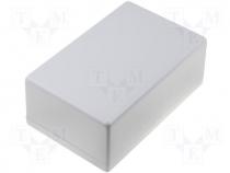 Polystyrene enclosure 167x107x65 grey