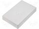   - Polystyrene enclosure, grey, 220x140x40mm