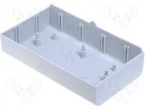 OABS123X25-S - ABS plastic enclosure 123x70x25,5mm grey