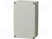 PC122008 - Fibox enclosure EURONORD PC 120x200x75mm cover grey