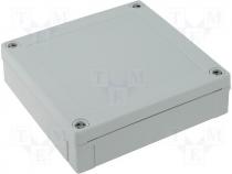 Enclosure Fibox MNX PC 130x130x35mm grey cover