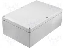 Fibox enclosure EURONORD PC 164x244x90mm cover grey