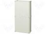Polycarbonate enclosure SOLID 558x278x130mm grey cover
