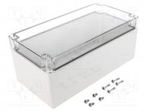 PCT122410 - Enclosure  multipurpose, X 124mm, Y 244mm, Z 102mm, EURONORD, grey