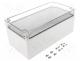 Enclosure  multipurpose, X 124mm, Y 244mm, Z 102mm, EURONORD, grey