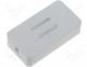 PP58BL - Enclosure with screw terminal 49x25,5x11mm white