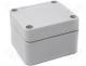 ABS sealed enclosure IP65 65x60x40mm grey