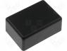 Varius Boxes - Multipurpose enclosure 31x45x20mm black screw mount