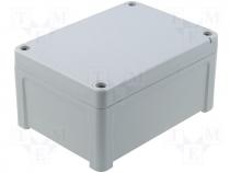 Enclosure TEMPO ABS, 130x95x65, grey, IP 65