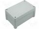 Fibox TEMPO enclosure ABS 177x112x82mm grey cover