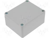   - ABS plastic enclosure, sealed 89x74x41 screw mount