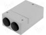   - Enclosure with cable holes ABS 42x80x119 grey