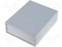 Desktop Enclosures - ABS plastic enclosure frontRear panel 111x91x35
