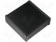 Desktop Enclosures - Hammond aluminium enclosure black 160x165x51mm