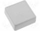 Hammond enclosure 66x66x28mm grey