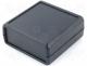 ABS plastic enclosure 66x66x28mm black